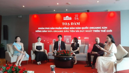 Hồng sâm organic đến từ thương hiệu KJH Hàn Quốc chính thức ra mắt tại Việt Nam