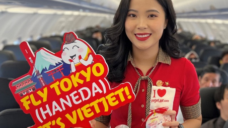 Khai trương đường bay mới TP.HCM – Tokyo (Haneda), thêm lựa chọn bay thẳng đến Nhật Bản cùng Vietjet