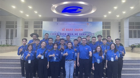 Tuổi trẻ Trường Đại học Điện lực: Xuất quân cho chiến dịch mùa hè xanh 2023