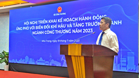 Triển khai kế hoạch ứng phó biến đổi khí hậu và tăng trưởng xanh của ngành Công Thương