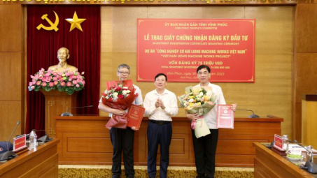 Vĩnh Phúc thu hút vốn đầu tư FDI đăng ký mới đạt 328,2 triệu USD trong 6 tháng đầu năm 2023