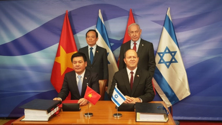 Việt Nam - Israel ký FTA, 92,7% thuế xuất khẩu sang Israel sẽ về 0 theo lộ trình