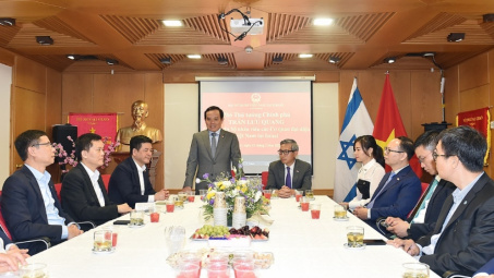 Hợp tác kinh tế Việt Nam - Israel ghi nhận nhiều bước phát triển tốt đẹp