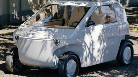 Xe ô tô điện siêu nhỏ có thể tái chế từng bộ phận