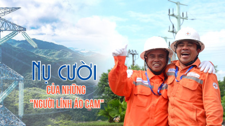 Nụ cười của những "người lính áo cam"
