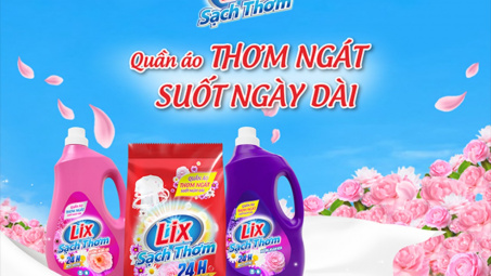 Lix tối ưu hóa nhu cầu của người tiêu dùng với dòng sản phẩm giặt tẩy mới