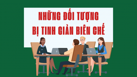 [INFOGRAPHIC] Những đối tượng nào bị tinh giản biên chế?
