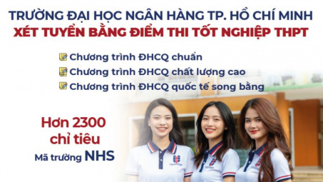 Trường Đại học Ngân hàng TP. Hồ Chí Minh công bố chỉ tiêu cho phương thức xét điểm thi tốt nghiệp THPT 2023
