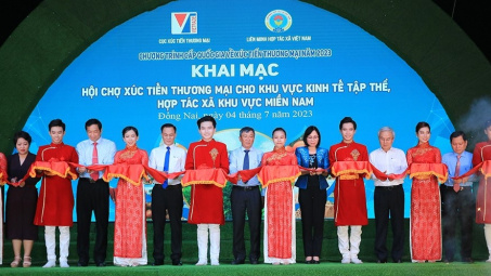 300 gian hàng tham gia Hội chợ xúc tiến thương mại kinh tế tập thể tại Đồng Nai
