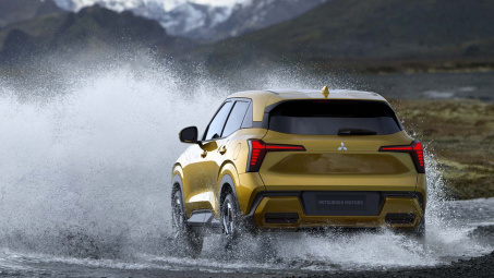 Thêm hình ảnh thực tế mẫu SUV cỡ nhỏ hoàn toàn mới của Mitsubishi, ra mắt vào 10/8