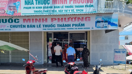 Gia Lai xử phạt 24 điểm kinh doanh thuốc tân dược vi phạm
