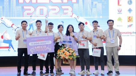 Sinh viên công nghệ điện của IUH đạt giải Nhì cuộc thi MECA 2023