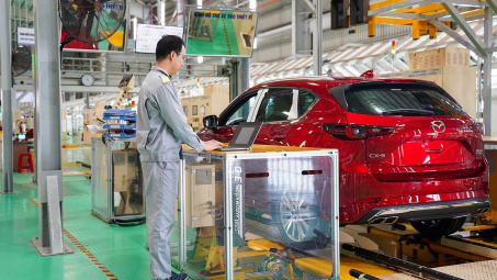 Nhiều sáng kiến giúp nhà máy ô tô Mazda ở Chu Lai tiết kiệm hàng tỷ đồng