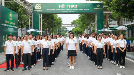 Tưng bừng Hội thao chào mừng kỷ niệm 65 năm Ngày truyền thống HABECO