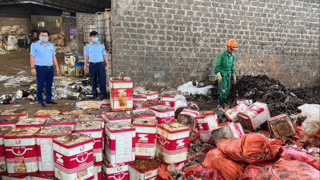 Quảng Bình: Tiêu hủy hơn 8,5 tấn hàng hóa vi phạm