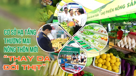 Cơ sở hạ tầng thương mại nông thôn mới “thay da đổi thịt”