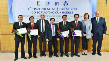 HCÉRES gia hạn kiểm định chất lượng giáo dục cho Trường Đại học Xây dựng Hà Nội đến cuối năm 2023