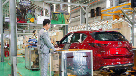 Nhà máy THACO MAZDA: 238 sáng kiến, cải tiến giúp tiết kiệm 1,9 tỷ đồng