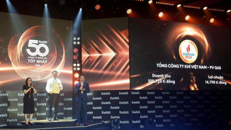 PV GAS được vinh danh “Top công ty niêm yết tốt nhất Việt Nam” lần thứ 11