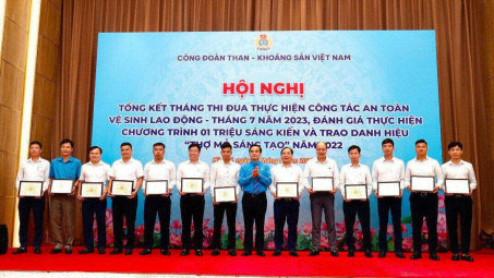 Than Thống Nhất: 8 cá nhân đạt danh hiệu “Thợ mỏ sáng tạo” của Công đoàn TKV