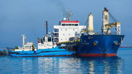 Cảng tổng hợp Container Hòa Phát Dung Quất đưa bến đầu tiên vào khai thác