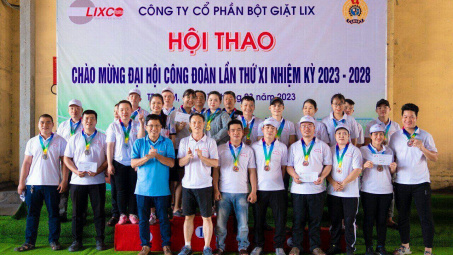 Công đoàn Công ty CP Bột giặt LIX: Quan tâm chăm lo cho đời sống người lao động