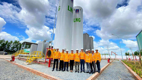 CNG Việt Nam hoàn tất cho chạy thử Trạm nạp LNG cho xe bồn tại Long An