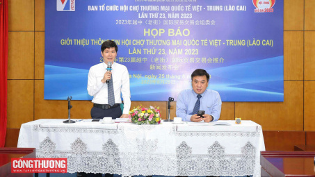 Hội chợ Thương mại quốc tế Việt - Trung (Lào Cai) 2023 sẽ diễn ra vào tháng 11