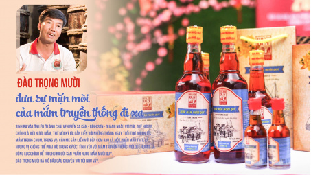 Đào Trọng Mười đưa sự mặn mòi của mắm truyền thống đi xa