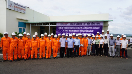 Thủy điện Sông Ba Hạ nâng cao kỹ năng phòng, chống thiên tai và tìm kiếm cứu nạn