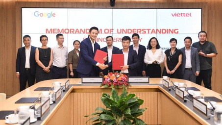 Viettel ký hợp tác với Google chuyển đổi số trong giáo dục