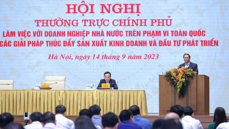 Thủ tướng chủ trì hội nghị làm việc với các doanh nghiệp nhà nước