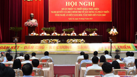 Đề xuất triển khai 16 dự án đầu tư, hạ tầng để tỉnh Nghệ An phát triển bứt phá