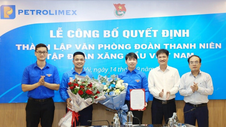 Petrolimex quyết định thành lập Văn phòng Đoàn Thanh niên Tập đoàn