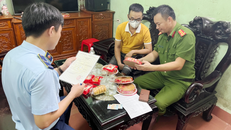 Quản lý thị trường Hà Nam: Phát hiện hơn 1500 sản phẩm bánh trung thu không rõ nguồn gốc xuất xứ