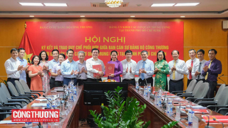 Đẩy mạnh phối hợp trong công tác đảng với Đảng ủy Khối các cơ quan Trung ương tại TP. Hồ Chí Minh