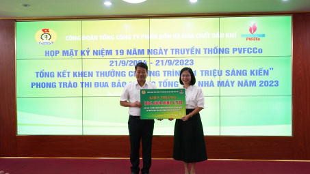Công đoàn PVFCCo tổng kết Chương trình “01 triệu sáng kiến – Nỗ lực vượt khó, phát triển”
