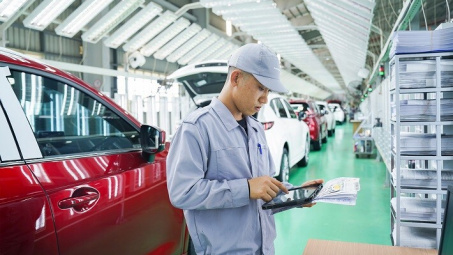 Nhà máy THACO MAZDA: Đổi mới quy trình sản xuất từ công nghệ số