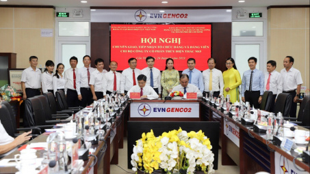Đảng bộ EVNGENCO2 hoàn tất tiếp nhận thêm cơ sở Đảng thành viên