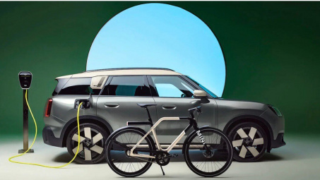 MINI Cooper ra mắt xe đạp điện E-Bike 1 đầu tiên có khung và bánh xe bằng nhôm