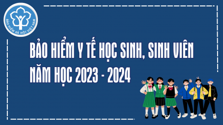 [INFOGRAPHIC] Những điều cần biết về bảo hiểm y tế học sinh, sinh viên năm học 2023 - 2024