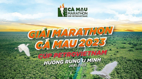 Khởi động giải Marathon Cà Mau 2023 - Cup Petrovietnam với cung đường không lặp lại