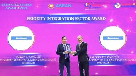 Ngân hàng Sacombank là ngân hàng duy nhất được vinh danh chuyển đổi số xuất sắc tại ABA 2024