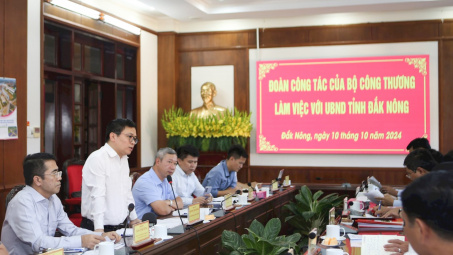 Bộ Công Thương sẵn sàng đồng hành cùng Đắk Nông tháo gỡ khó khăn trong các dự án bô xít