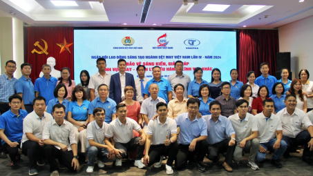 Ngày Hội Lao động sáng tạo ngành Dệt May - Các giải pháp, sáng kiến tập trung vào tiết giảm năng lượng, giảm ô nhiễm