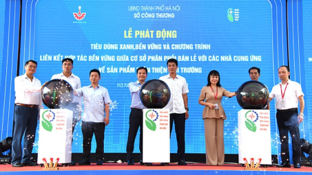 Phát động tiêu dùng xanh, bền vững tại Hà Nội