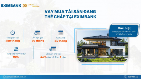 Vay mua tài sản đang thế chấp tại Ngân hàng Eximbank - Giải pháp tối ưu tài chính