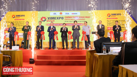 VIMEXPO 2024 chính thức khai mạc - Cơ hội cho doanh nghiệp công nghiệp hỗ trợ và chế biến chế tạo Việt Nam