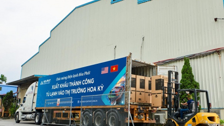 Hòa Phát xuất khẩu thành công tủ lạnh thế hệ mới vào thị trường Hoa Kỳ