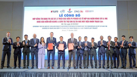 PV Power (POW) công bố gói vay hơn 500 triệu USD cho dự án Nhơn Trạch 3&4